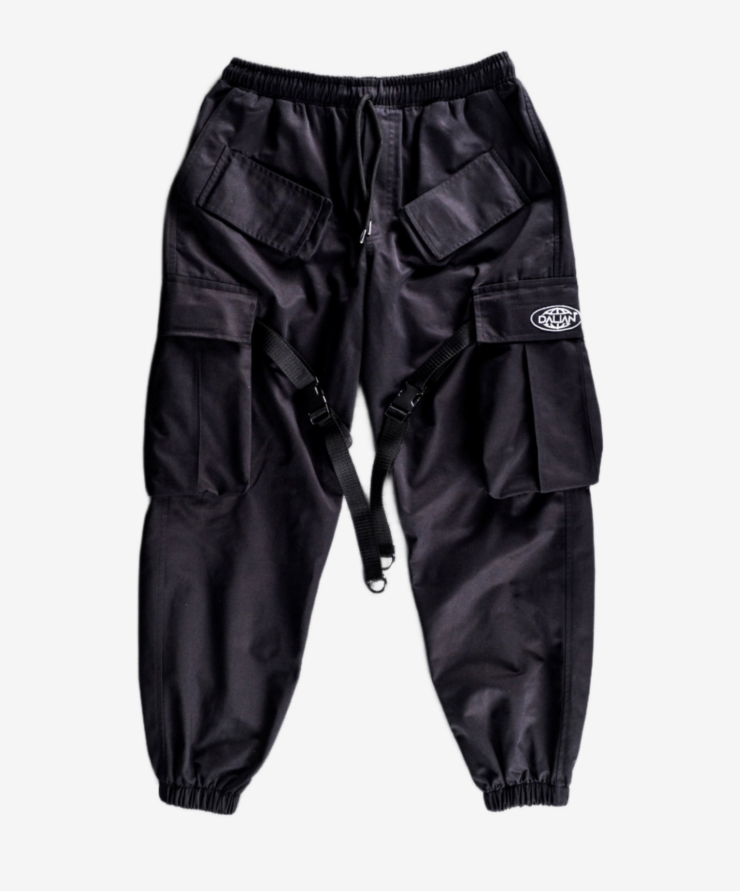 Dark Cargo Joggers Streetwear Tactical Pants